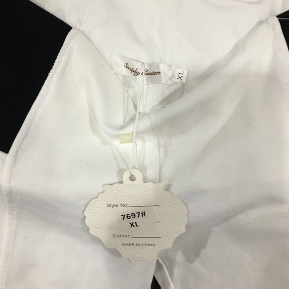 NWT! Black and White Leggings - Picture 7 of 7